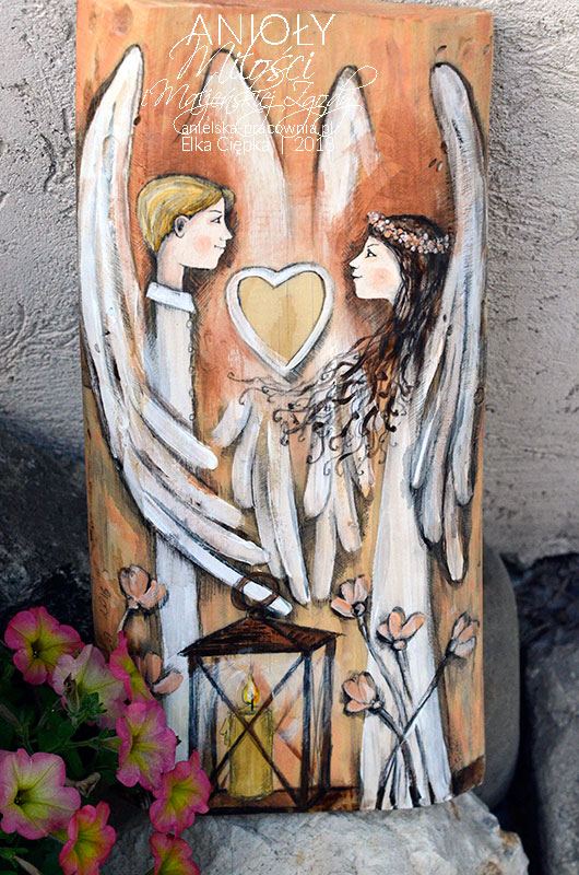 Anioły Milości i Małżęńskiej Zgody to piękny prezent na ślub dla Młodej Pary